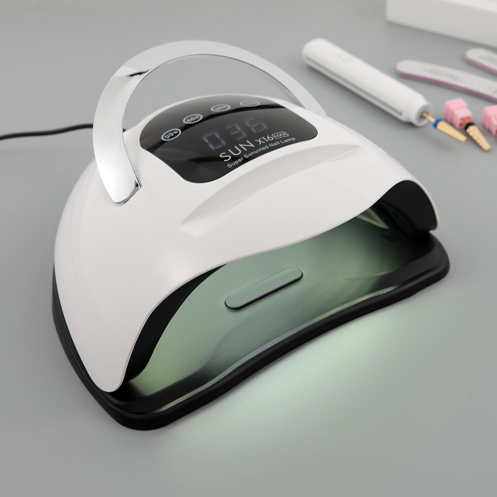 

320 Вт, 72 светодиода, сушилка для ногтей с держателем для телефона, УФ-светодиодная лампа для ногтей, гель-лак, профессиональная лампа для отверждения, ЖК-дисплей EU