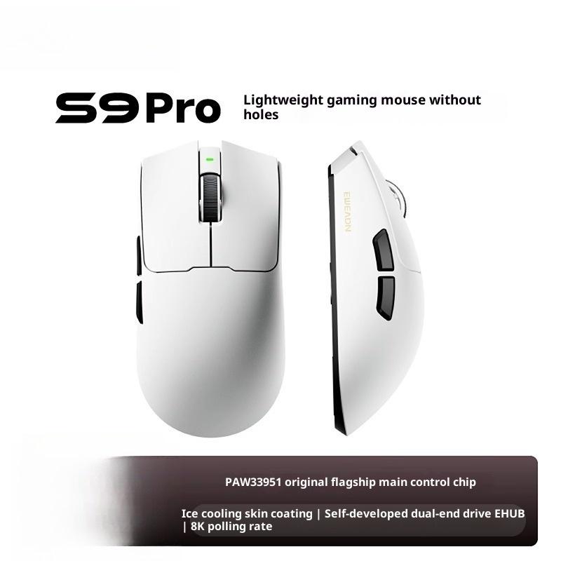 For S9 wireless mouse e-sports game Bluetooth three-mode lightweight Pro computer office big hand