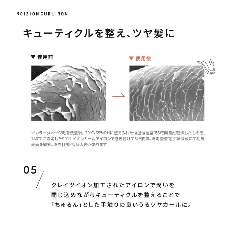 Create 9012 Ion Curling International Professional Size Iron, 32mm, CC9012-G32W, Compatible, Auto-Off Function, Favorite, Best-Selling