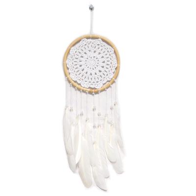 [P3130] - Dream Catcher 'Navajos' White Beige - 48x15 Cm