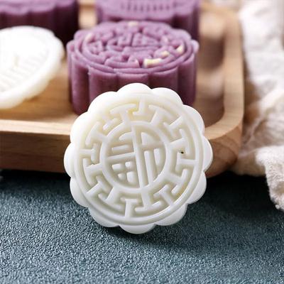 1 juego DIY Molde para Hornear Mooncake Sello de Galleta de Prensa Manual Luna para Decoración de Pasteles Herramienta diy para Repostería Herramienta de Barra Festival de Mediados de Otoño