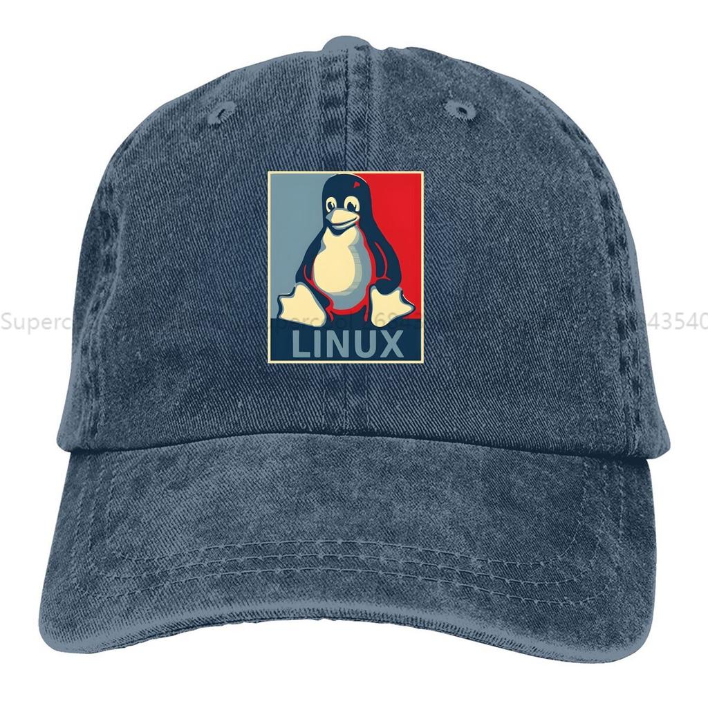 Tux Penguin Baseball Cap Unisex Hats Wounisex Visor Protection Snapback Linux System Caps