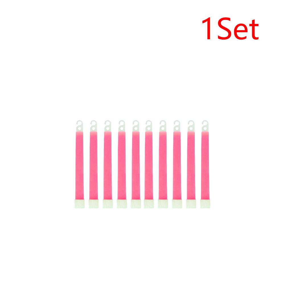 1-2Set Glow Sticks Waterproof 6 Inch Concert Party Outdoor Emergency Light Stick with Hook Non-toxic Hiking Camping Equipment