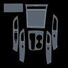 TPU Protective film for Hyundai Tucson NX4 2021 2022 2023 Car Interior Center Console Transparent  Anti-scratch  Accessories.