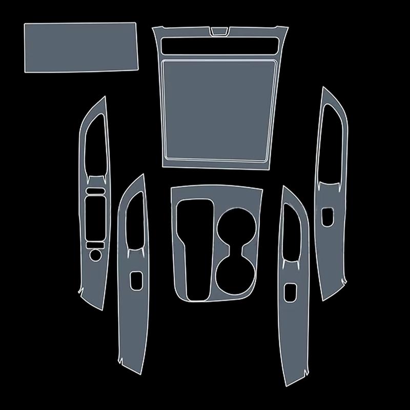 TPU Protective film for Hyundai Tucson NX4 2021 2022 2023 Car Interior Center Console Transparent Anti-scratch Accessories.