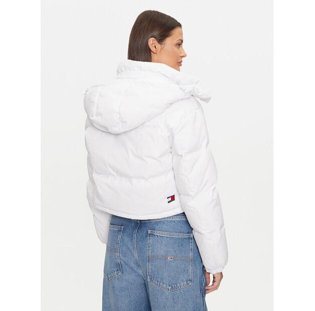 Down Jacket Tommy Jeans Alaska DW0DW19687 White Regular Fit