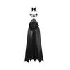 Face Shield Women's Ghost Cloak Loose Halloween Cloak with Hat Halloween Cosplay Costume  Cosplay
