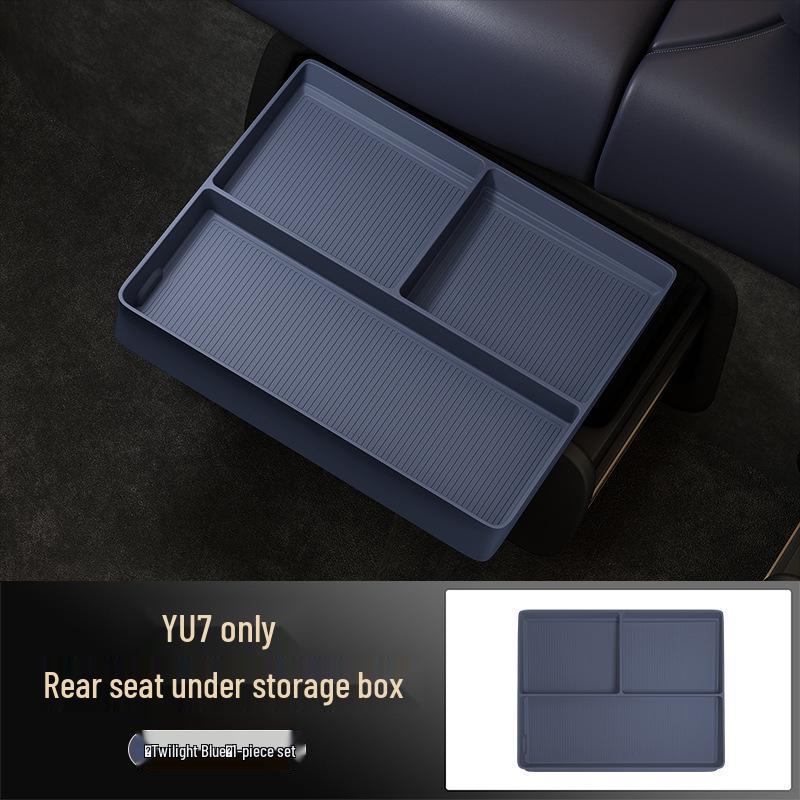 Rear Seat Under Storage Box Organizer for 25 YU7 Models - Car Interior Accessory