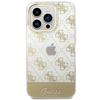 Guess Guhcp14Xhg4Mhg Iphone 14 Pro Max6,7 Złoty/Gold Hardcase 4G Pattern Script