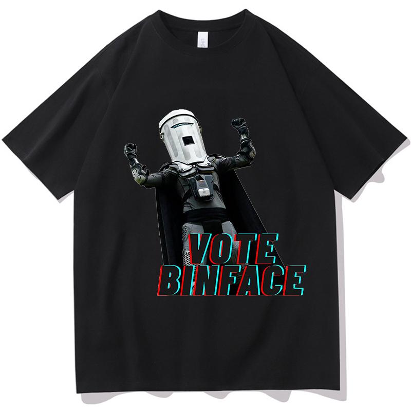 Count Binface Unisexs and Unisex TShirts Pure Cotton Y2K Harajuku Short Sleeve Aesthetic Harajuku Fashion Unisex Summer Streetwear