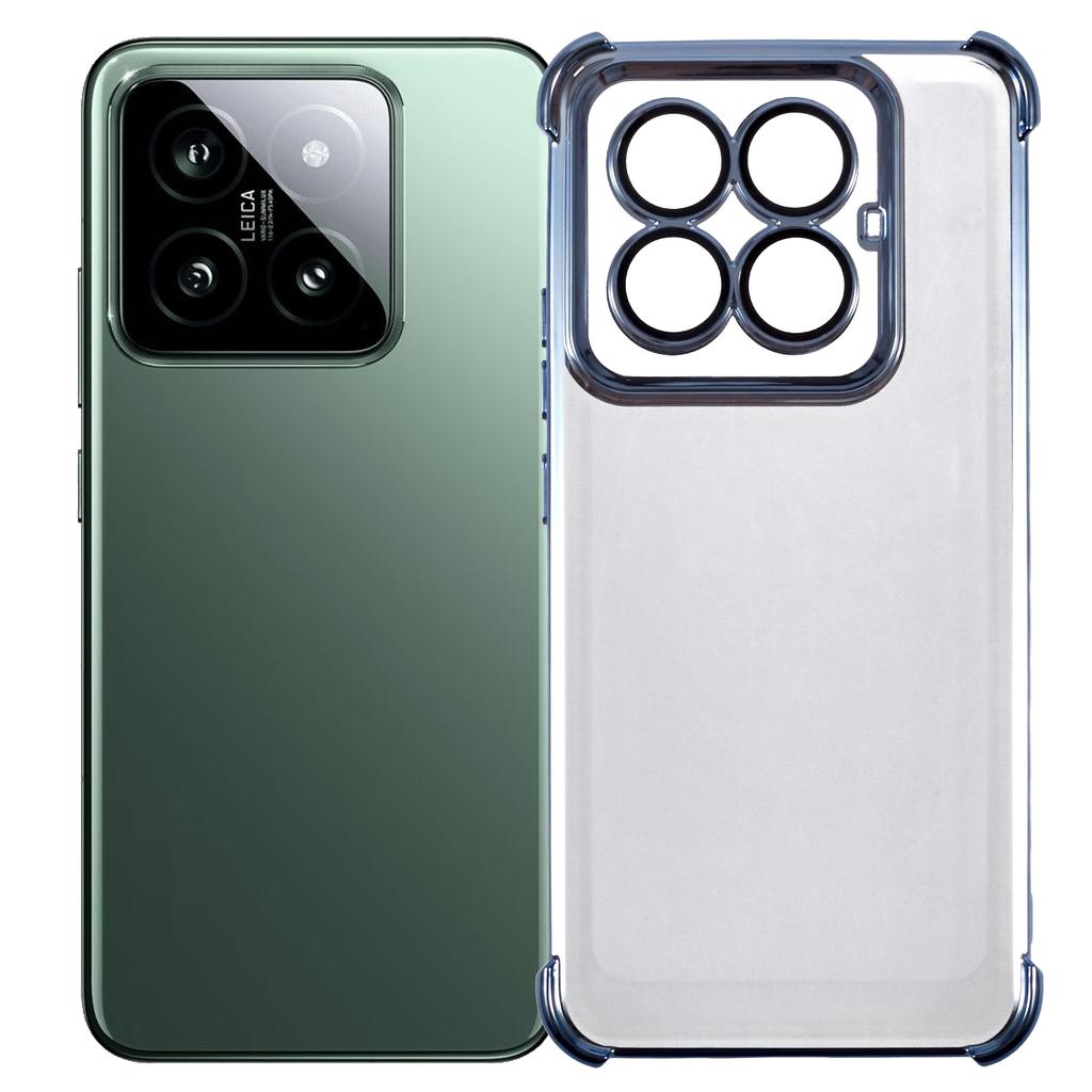 For Xiaomi 14 Pro Case Reinforced Corners TPU Clear Back Cover