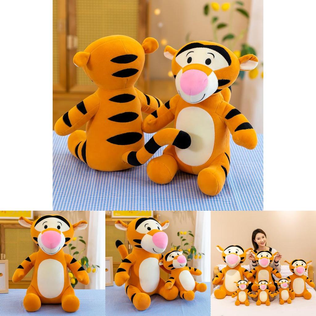 Soft And Fluffy Jumping Tiger Plush Stuffed Animal Ideal For Kids And Charming Home Decor