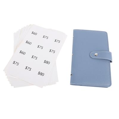 Envelope Challenge Notebook Budget Book PU Leather Savings Budgeting Planner Book Organizer