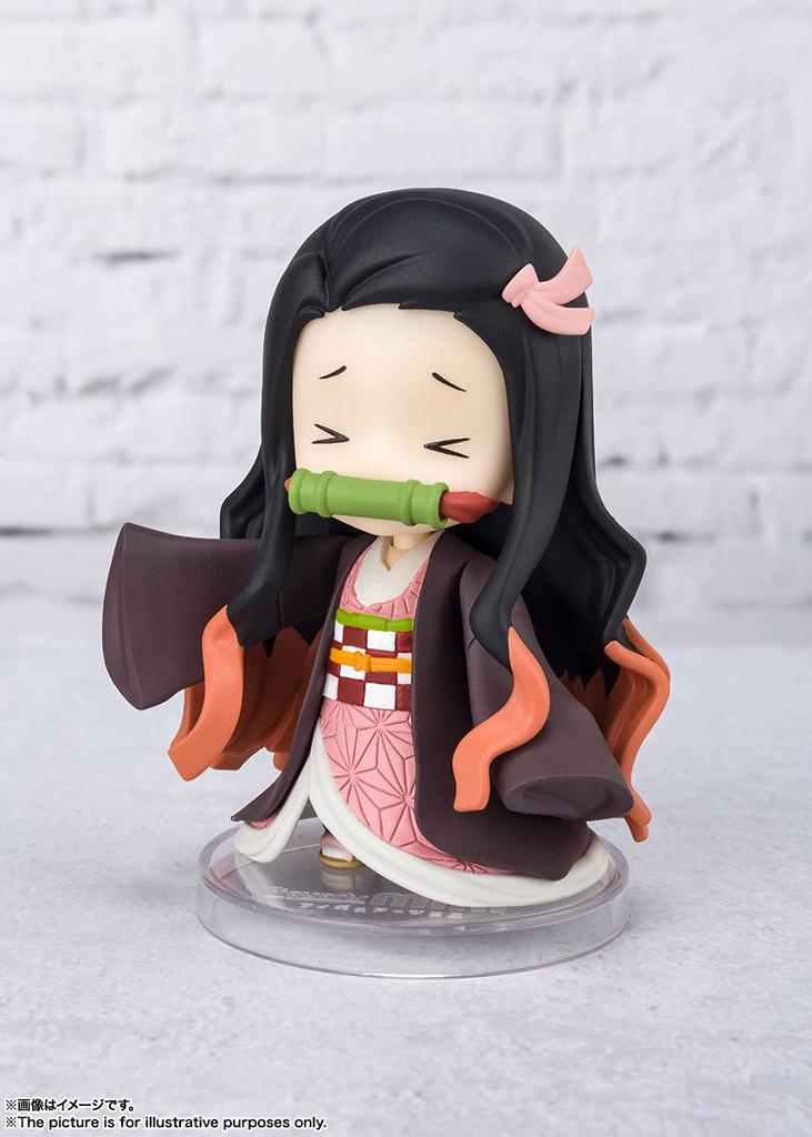 TAMASHII NATIONS Figuarts Mini Demon Slayer: Kimetsu No Yaiba Little Nezuko Approx. 75mm Made of PVC and ABS Painted Movable Figure