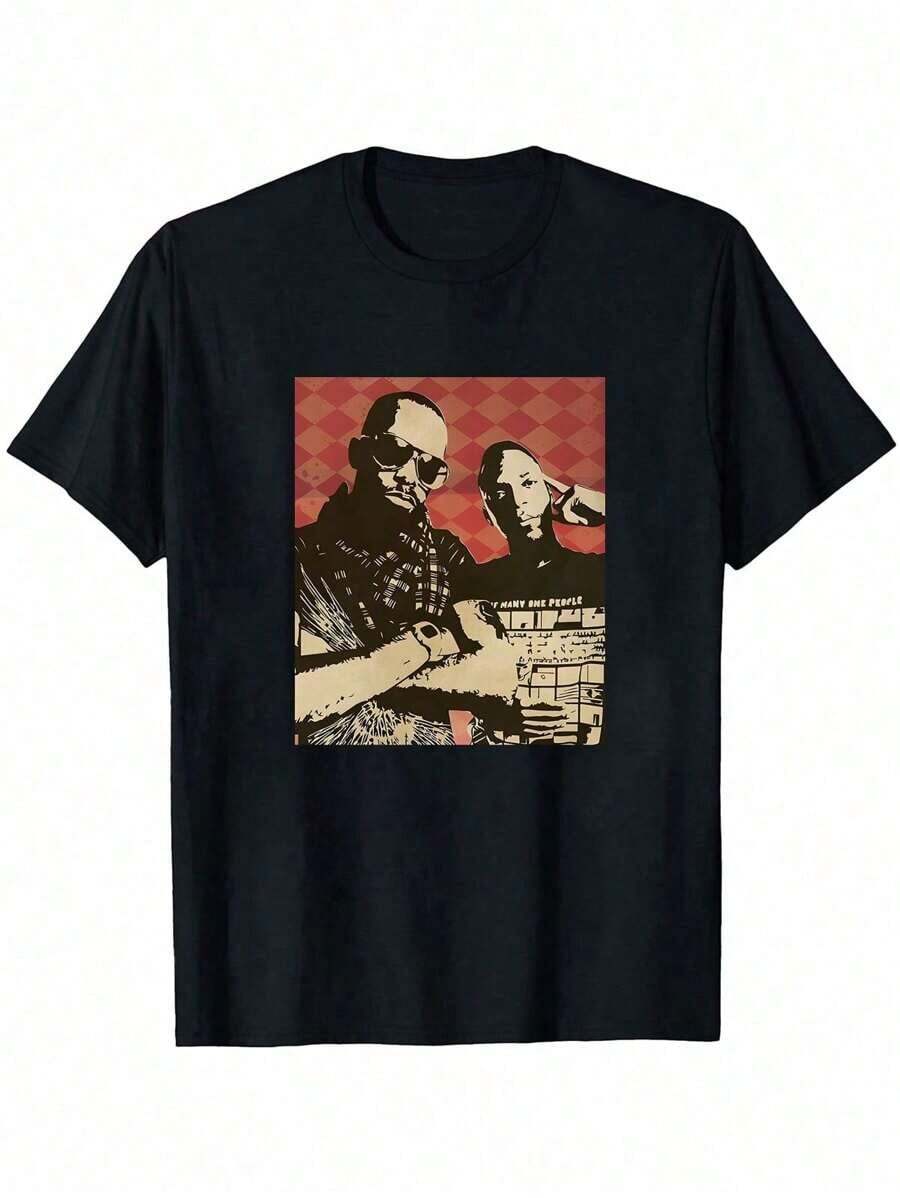 

Dead Prez Retro Poster Hip Hop T-Shirt HipHop Rap Music Vintage Black White Unisex T Shirt L