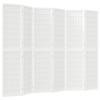VidaXL Cloison de séparation pliable 6 panneaux 240x170 cm Blanc 352090