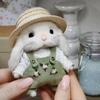 Handmade Gardener Little Rabbit Doll Plush Stuffed Rabbit Plush Doll  Couple