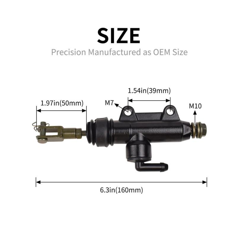Motorcycle Rear Brake Master Cylinder For Models- RC125 RC200 200 125 DUKE RC390 390 Duke Part Number 90113060000