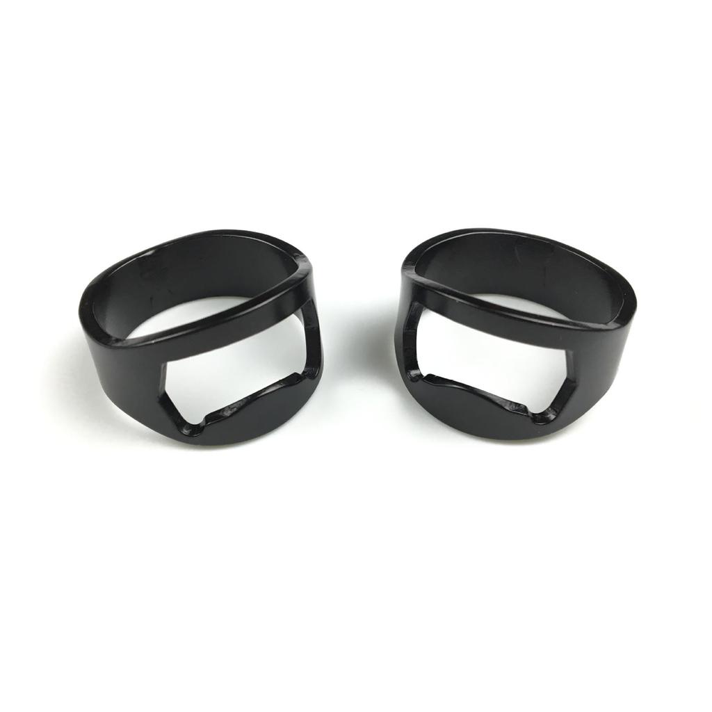 Titanfarbe Echter Ringschmuck Online-Berühmtheit Flaschenöffner mit hochwertiger Persönlichkeit Kreative tragbare Ringe