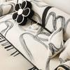 Nordic High-Grade Sofa Cushion Non-Slip Dustproof Backrest Towel European Entry Lux Sofa Cover Cloth