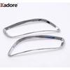 Rear Fog Light Lamp Cover Trim For Hyundai Santa Fe 2010 2011 2012 Chrome Car Tail Foglight Bezel Trims Accessories