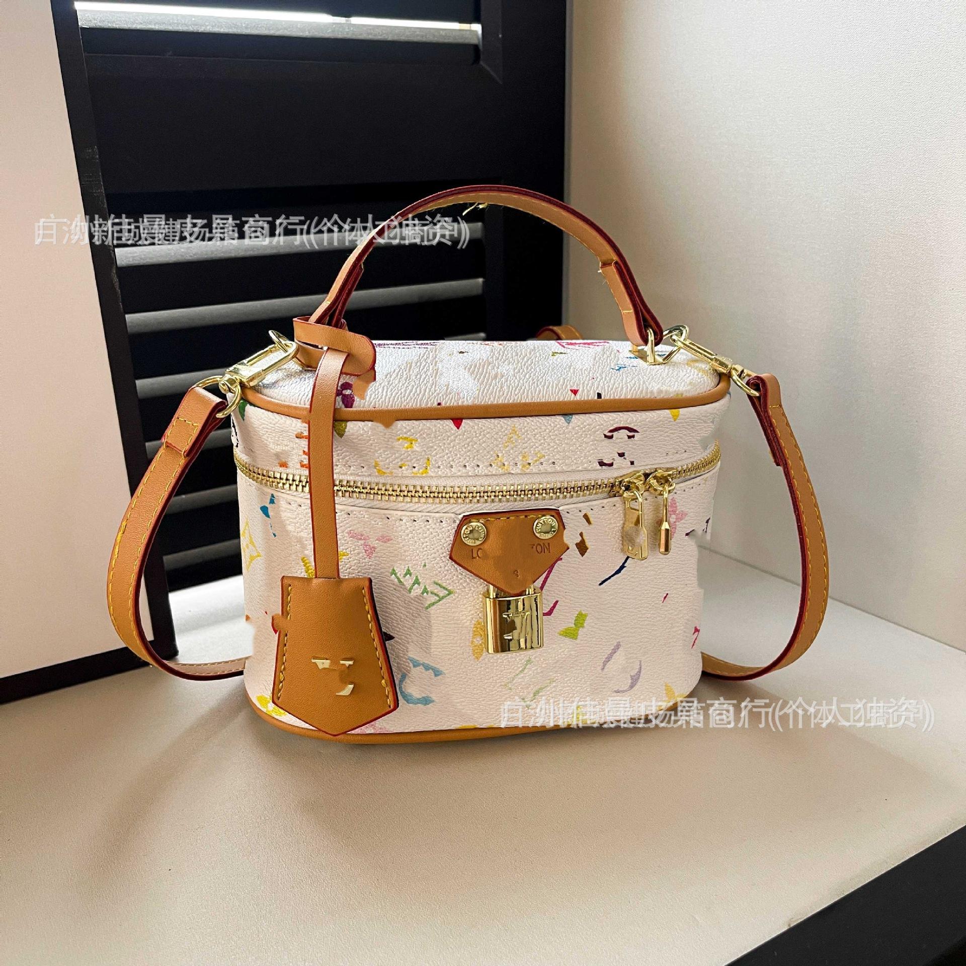 Новая белая трехцветная сумка-коробка, модный высококлассный бренд, косметичка, сумка для ношения через плечо для работы, женская сумка bag(bag)