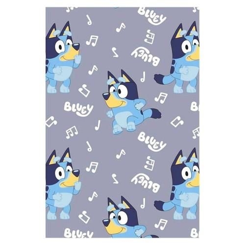 Bluey Childrens/Kids Fleece Music Notes Supersoft Blanket