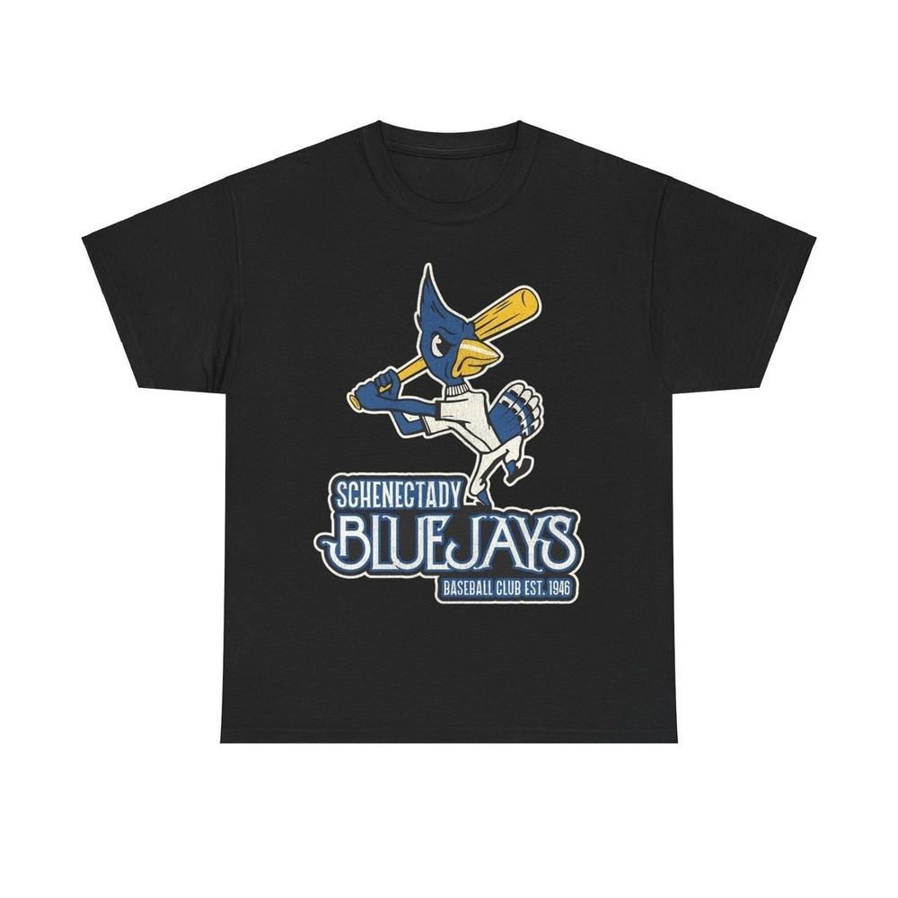 

Schenectady Bluejays Nostalgic Retro Baseball Team T-shirt 3XL