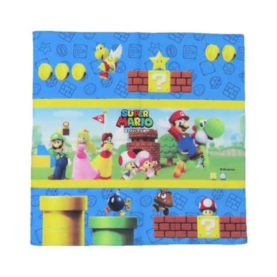 Super Mario Brothers [Handkerchief] Handkerchief Towel/B Sun Art School Children s Supplies Character Goods Mail Order