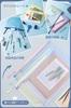 Zipper File 5 2 Sizes for Document with Mesh Durable Small Item Office School Easy Transparent Visibility Bags, 5-Pack, Colors, (A4/A5), Organization,