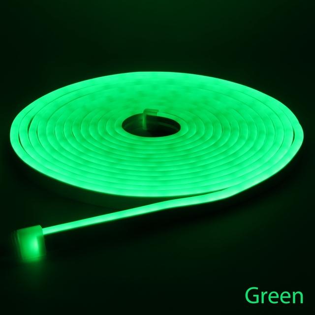 12V DIY 6mm Narrow Neon LED Light Strip 2835SMD 120LEDs/M IP67 Waterproof Soft Light Bar Shape DC12V Indoor & Outdoor Decoration