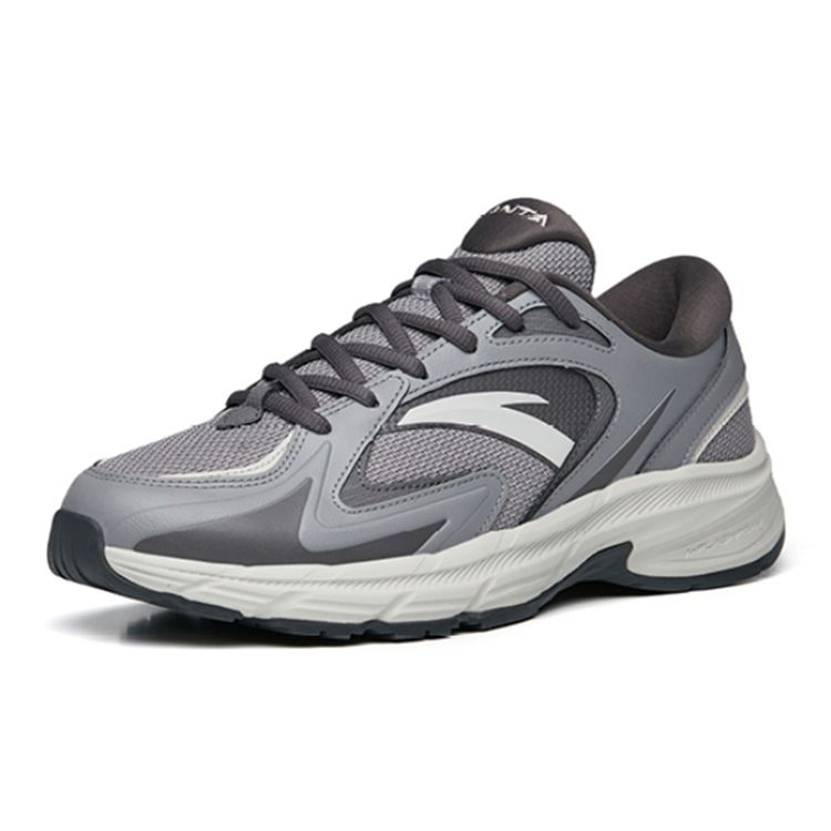 Anta AT952 Retro Low-Top Sports Casual Shoes Men Sneakers Sandstorm-Gray 912235597-4