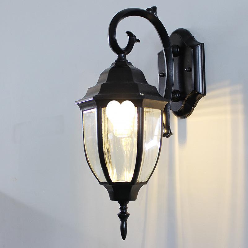Retro Waterproof Outdoor Wall Light for Balconies, Courtyards, and Staircases - American/European Style
