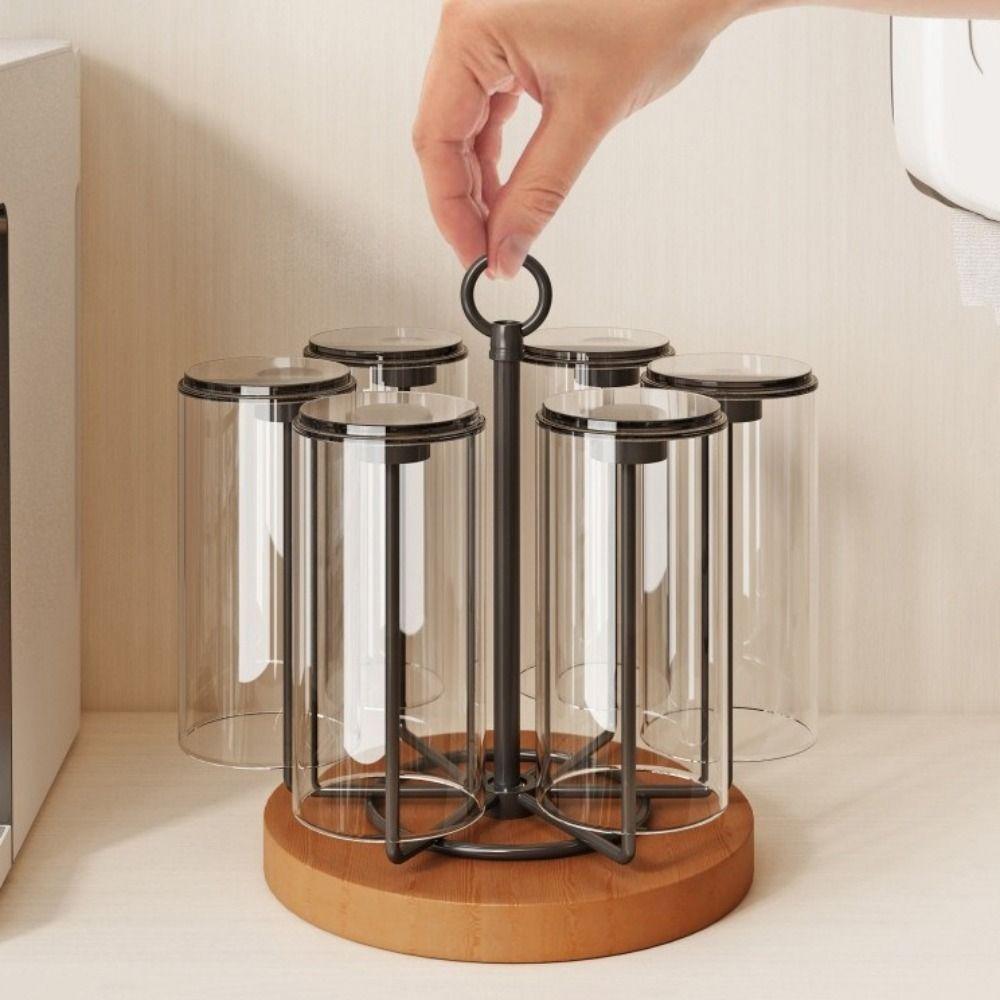 Non-Slip Upside Down Cup Holder Large Capacity Glass Cup Storage Rack Mug Storage Rack Home