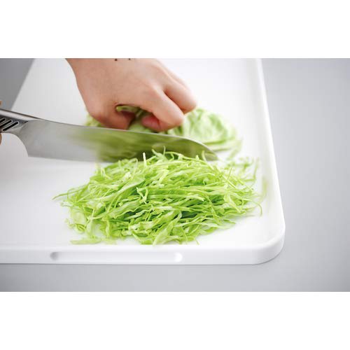 Asvel Edged Convenient Cutting Board M "Unix" White 2320