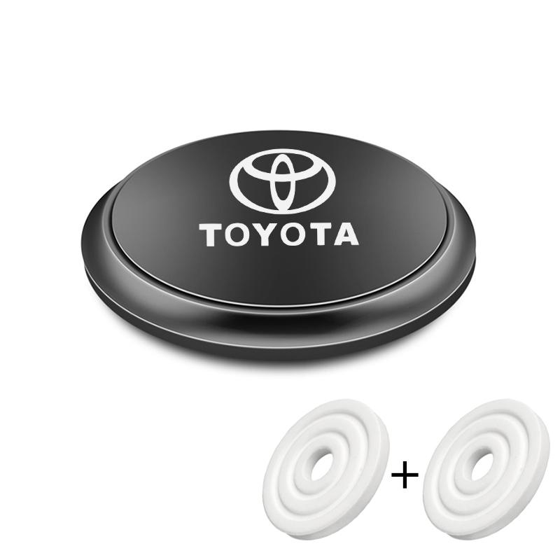 YQMN5 Car Interior Stickers Air Freshener Vent Clip Outlet Air Condition Diffuser Solid For Toyota Hilux Crown TRD chr Corolla Camry