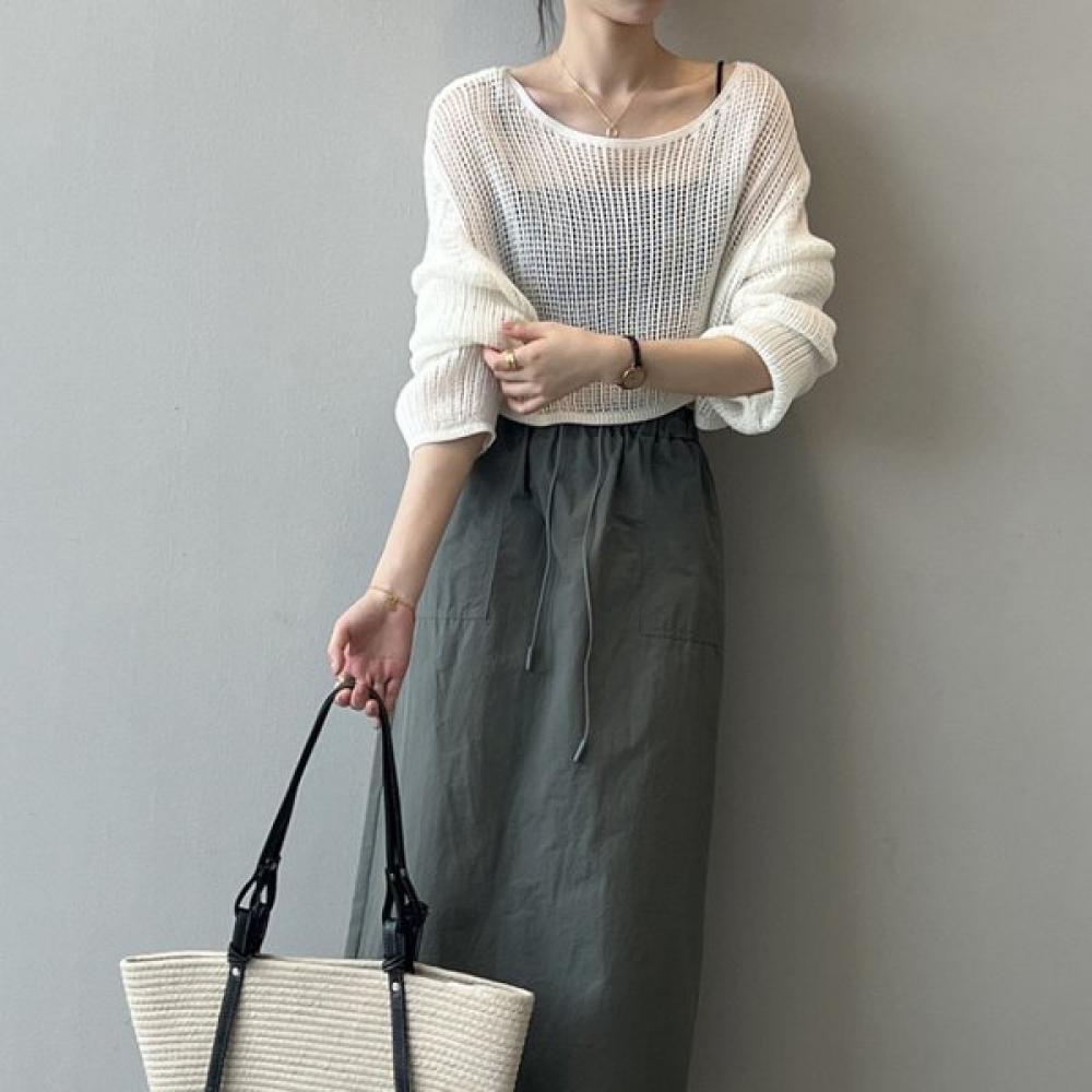 Maia Summer Mesh Knit Top Maiac046 