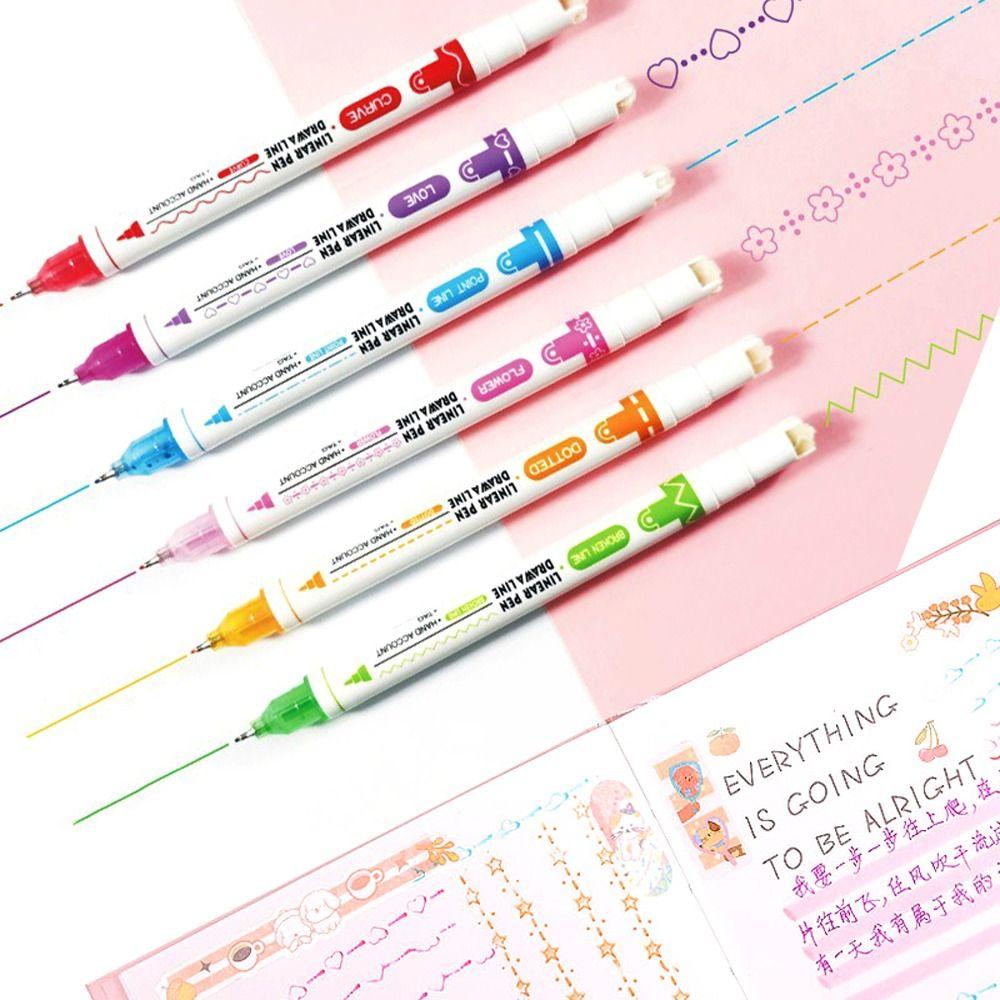 

Гелевая ручка для заметок. Маркеры для письма с тонким кончиком. Ручка-маркер для кривых линий. Маркер для кривых линий.