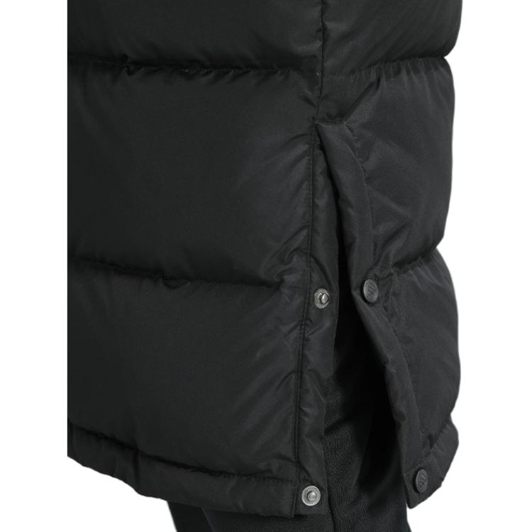 adidas Açık Hava Sporları Günlük Uzun Kapüşonlu Kaz Tüyü Mont Unisex Dış Giyim Siyah ADIPK01TKD-BW