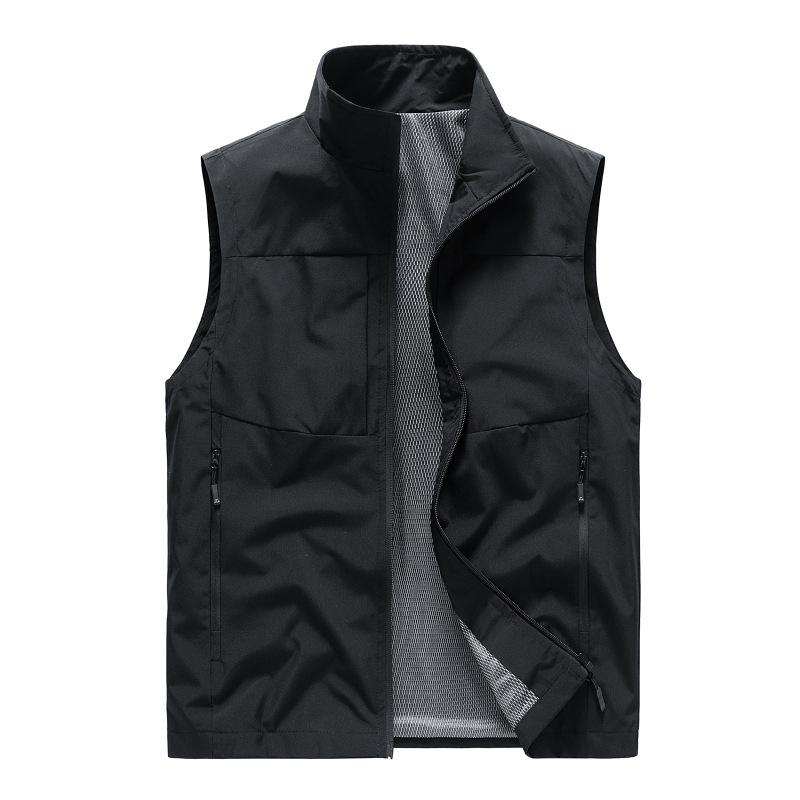 Men's Outdoor Quick-Drying Multi-Pocket Fishing & Mountaineering Vest - Waterproof & Sleeveless