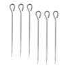 6 Pcs Tent Pegs with Hooks Unbreakable Ultralight Durable for Travel Backpacking