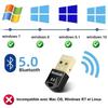 Bluetooth Key USB Dongle - Phonillico - Bluetooth 5.0 - Compatible Windows 11-7 - Fast Transmission