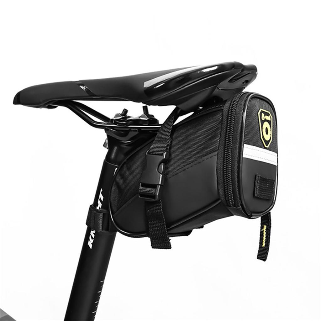 UNIQOCK Bicycle Saddle Bag, Waterproof, Compact, Compatible with Road Bikes, Cross Bikes, and Other Bicycles, Dry Bag, Cycle Bag, Rear Bag