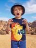 Summer Boys' Dinosaur Print Short Sleeve T-Shirt - European & American Fashion
