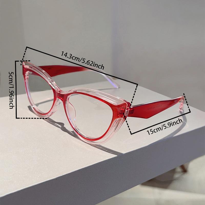 Hollowed Cat Eye Glasses Women Stylish Blue Light Blocking Eyewear Trendy Fashion Brand Design Patchwork Eyeglasses