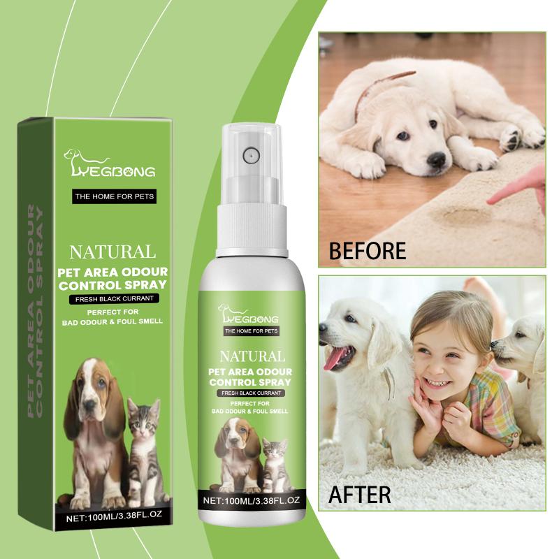 Dog Cat Household Air Freshener Spray Lasting Pet Odor Blocking for Apartment and Room Use