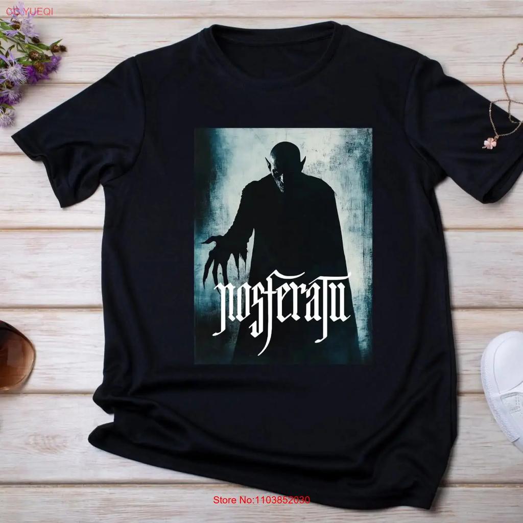 Nosferatu Horror T Shirt Vintage Retro Vampire Movie Apparel Count Orlock Memorabilia Merch Gothic Vintage Casual Soft