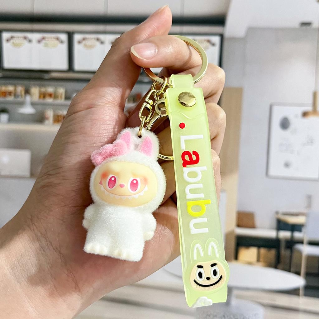 Cartoon Cute Flocking Key Pendant Doll Doll Bag Pendant Creative Small Gift