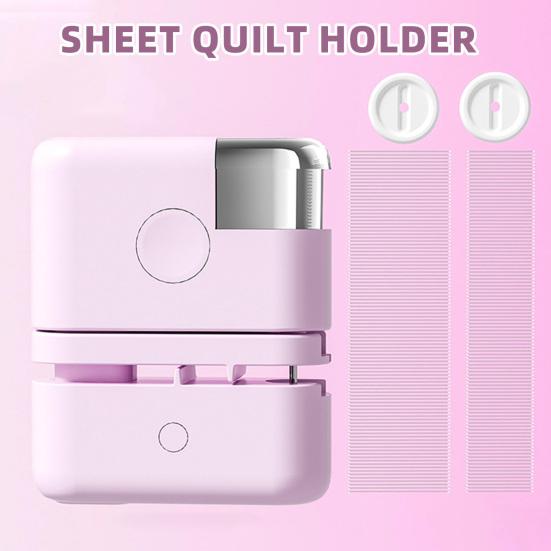 Press Type Bed Sheet Holder Quilt Cover Clip Compact Design Portable Easy to Use Non-slip Quilt Fixer Sheets Clip
