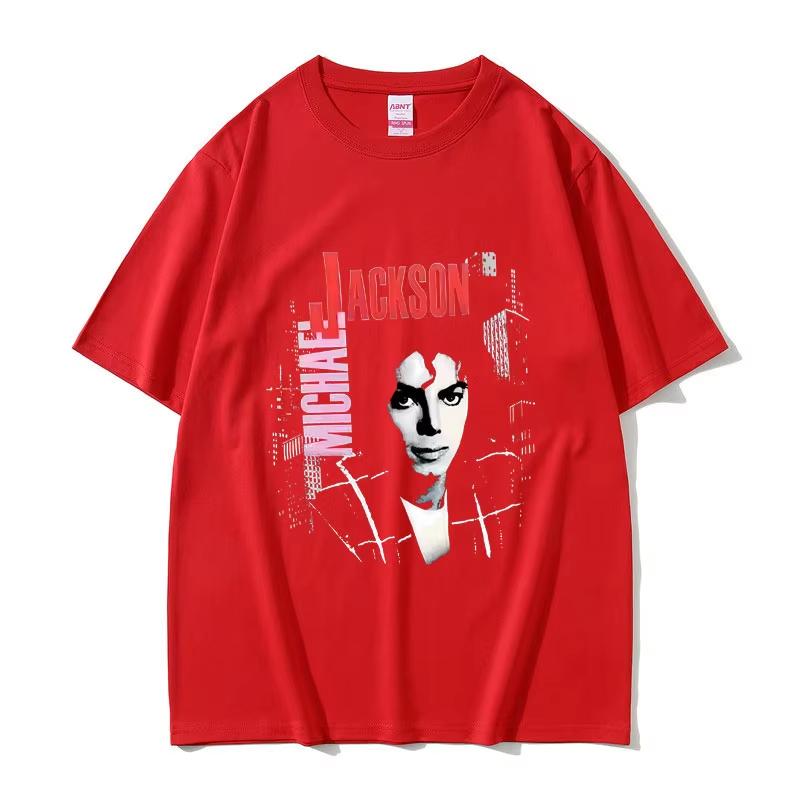 King of Pop Michael Jackson Graphic Tshirt Men Casual High Quality Soft pure Cotton T Shirts Male Gothic Rock Streetwear